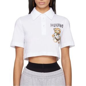 Moschino Teddy Bear Cropped Polo
